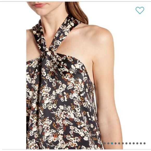 NWT Rebecca Minkoff Floral Halter Dress - Picture 2 of 8